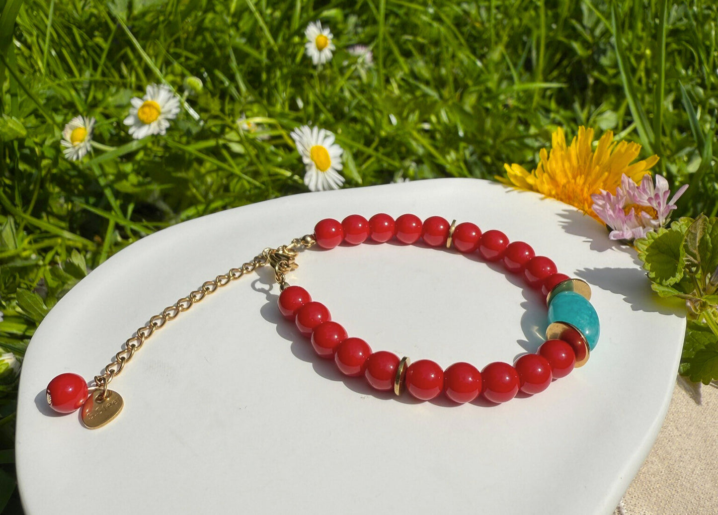 Pearlys' Coral Tide Bracelet