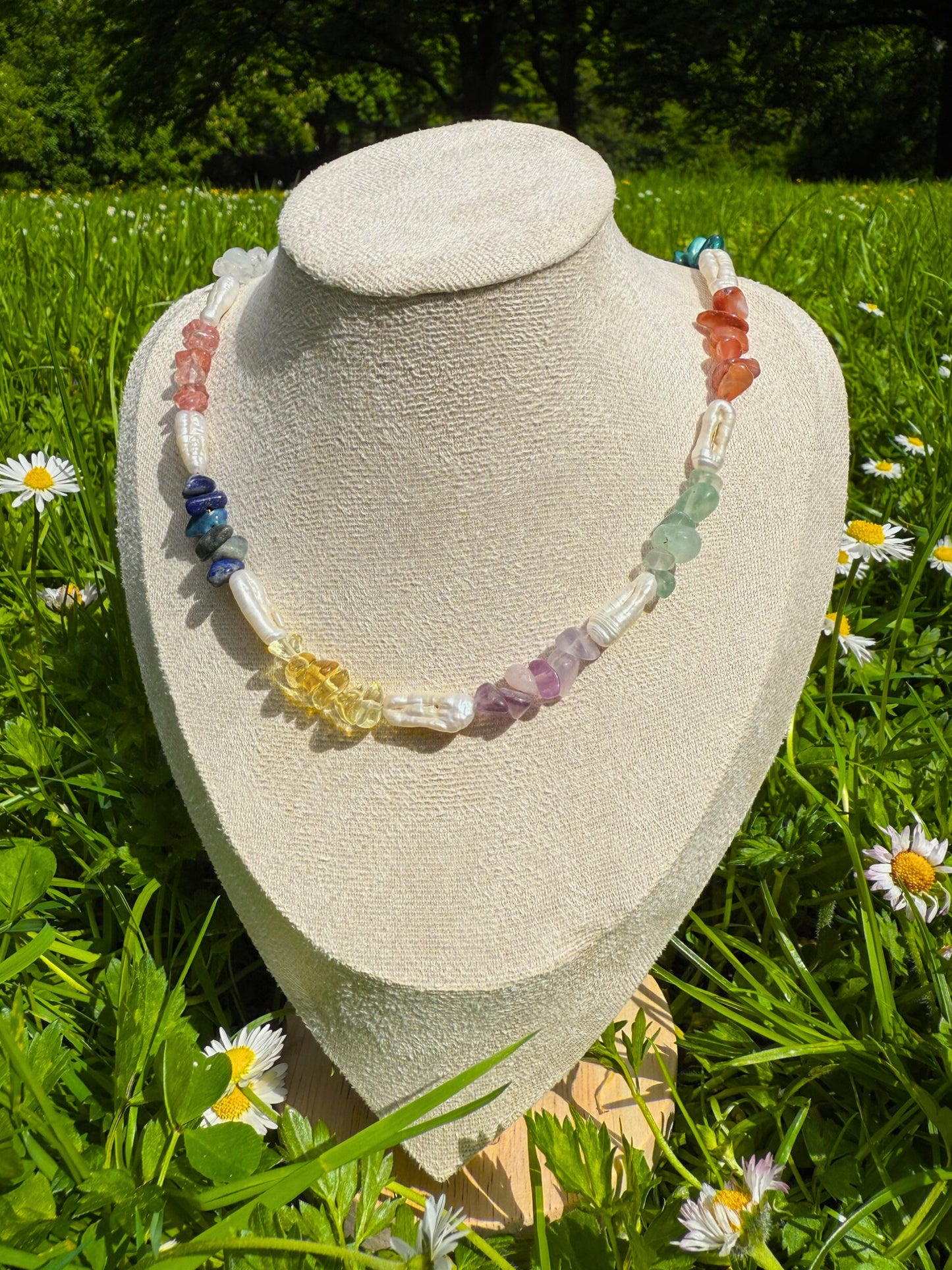 Bloom Long Pearl Necklace