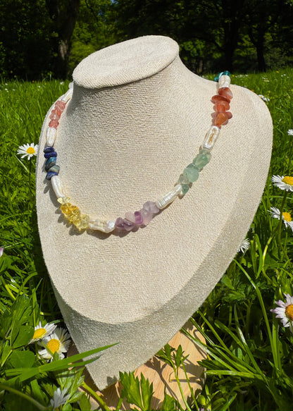 Bloom Long Pearl Necklace