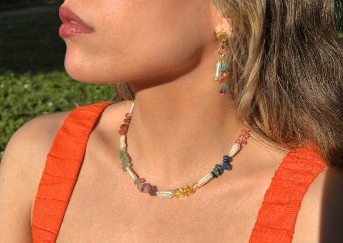 Bloom Long Pearl Necklace