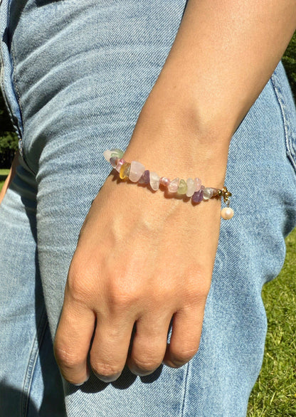 Cool Color Purple Pearl Bracelet