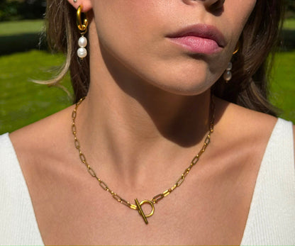 Double Drop Pearl Earrings