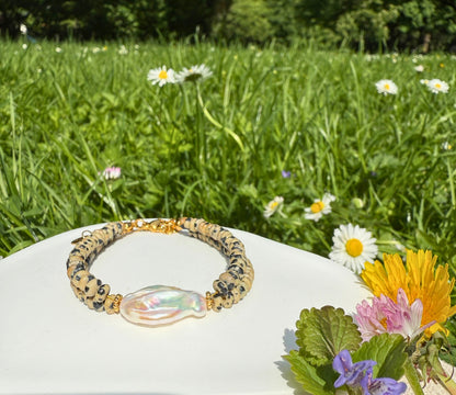 Earth and Pearl Bracelet