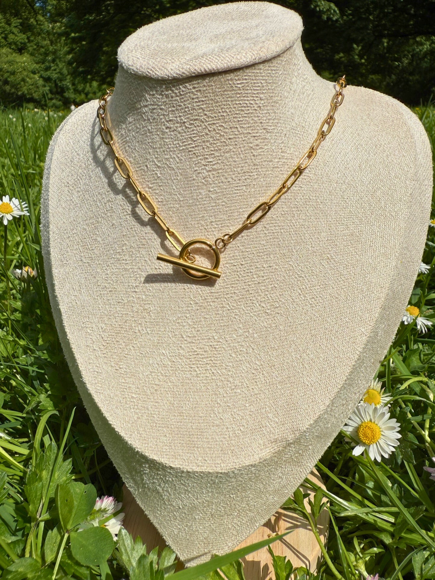 Gold Front Opening Chain