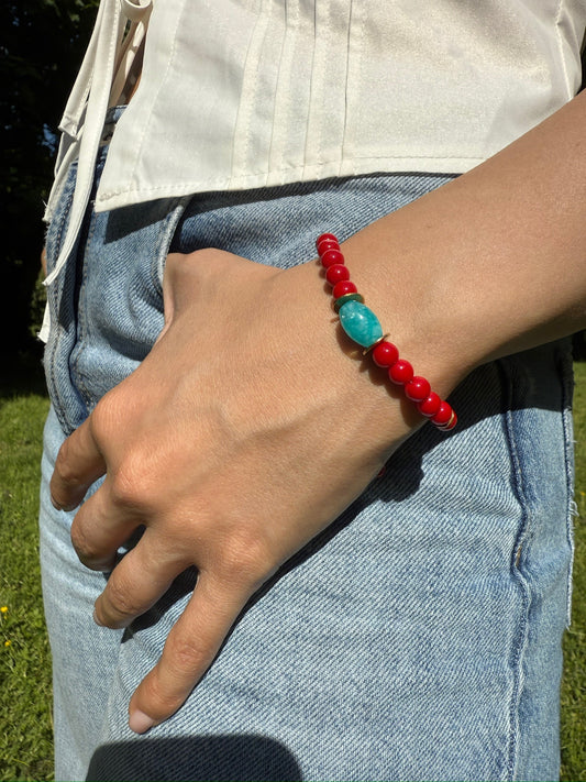 Pearlys' Coral Tide Bracelet